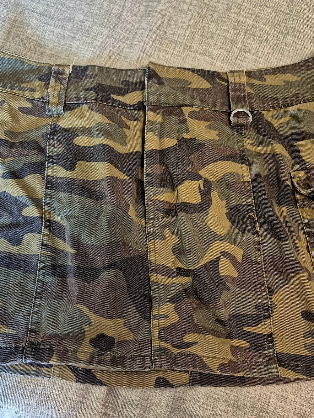 Forever 21 Camo Utility Mini Skirt